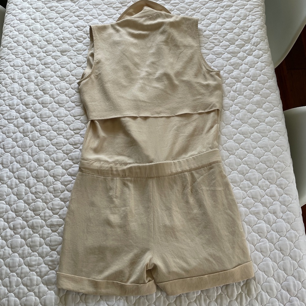 haute‎ hippie Sleeveless Trench Style Romper Size Small - Picture 2 of 7